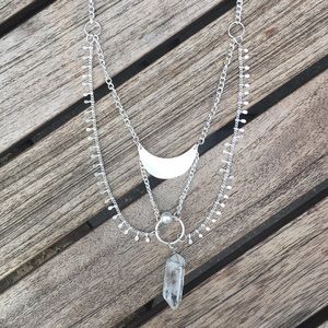Crystal Layered Necklace